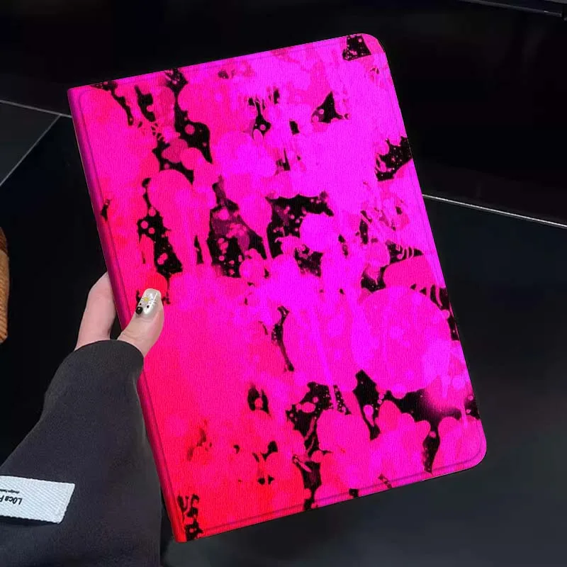 

Pink Abstract Pattern Art Gift Tablet Case For Huawei Honor MatePad MediaPad Air 5 6 7 11 V6 V7 V8 V9 X9 X8 T10 T10s C5e T5