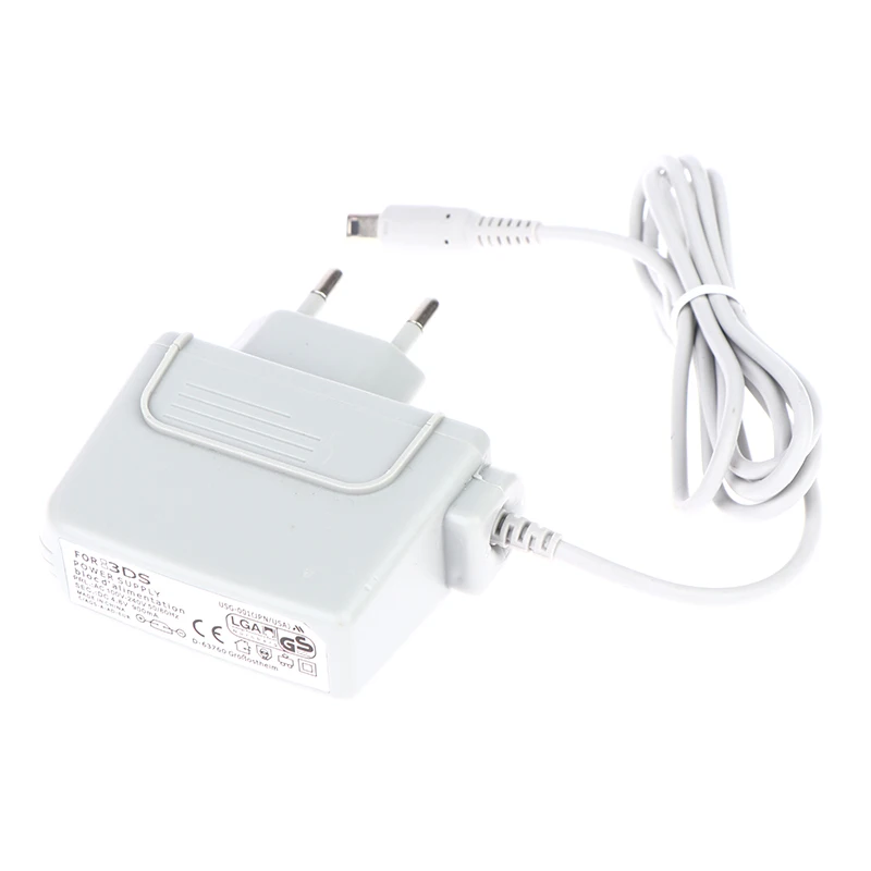 EU Plug Travel Charger For NEW 3DS XL AC 100V-240V Power Adapter For XL 2DS 3DS 3DS XL