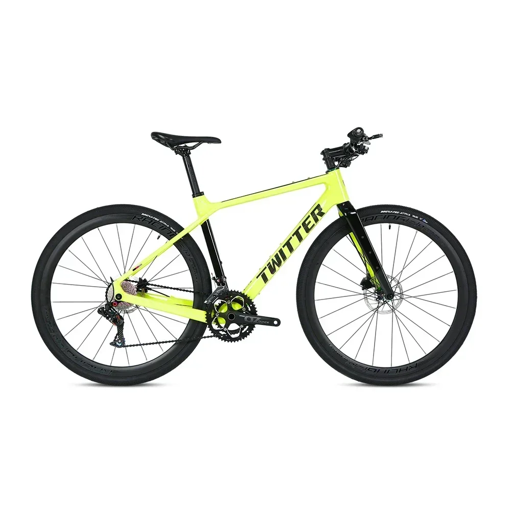 TWITTER Gravel X RS-24S Straight Stem Carbon Road bicycle Disc Brake Gravel Bike bicicleta de montaña 700*40C велосипедная вилка