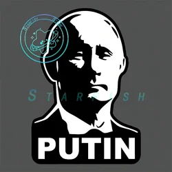 President Putin of The Russian Federation, Celebrity Creative Fun Sticker Car Decal Waterproof and Sun Protection