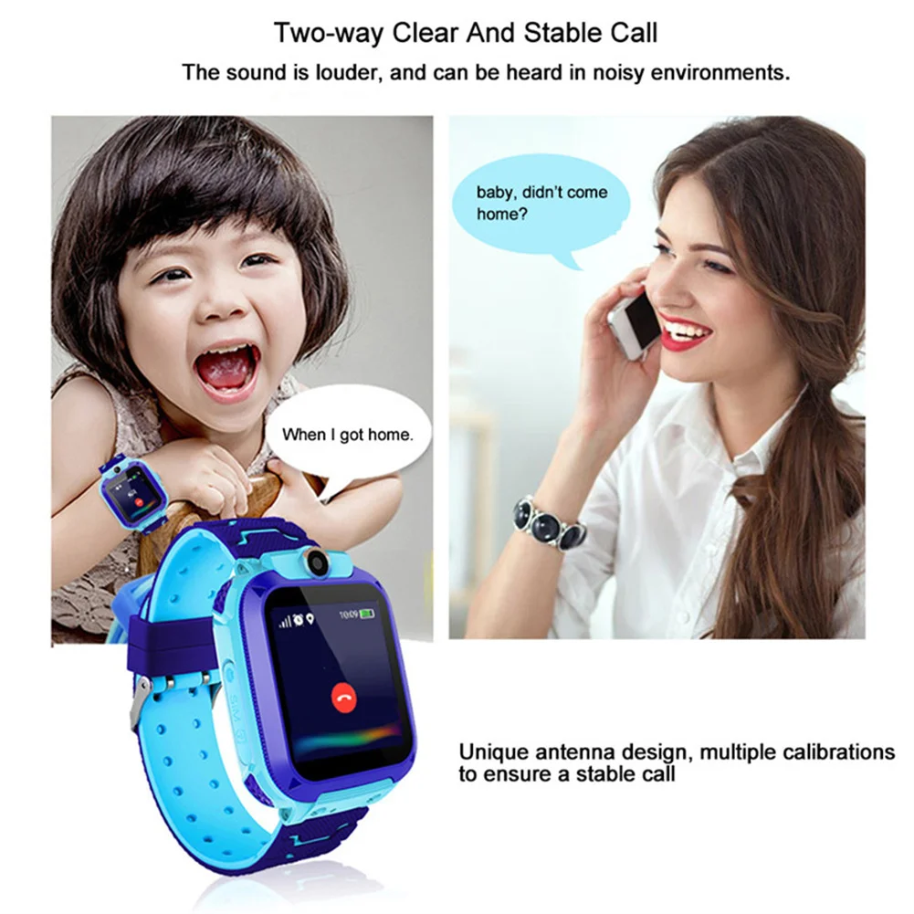 Q12b Kinderen Smart Watch Life Waterdicht Kinderen Positionering Oproep Smartwatch Remote Locator Horloge voor jongens meisjes