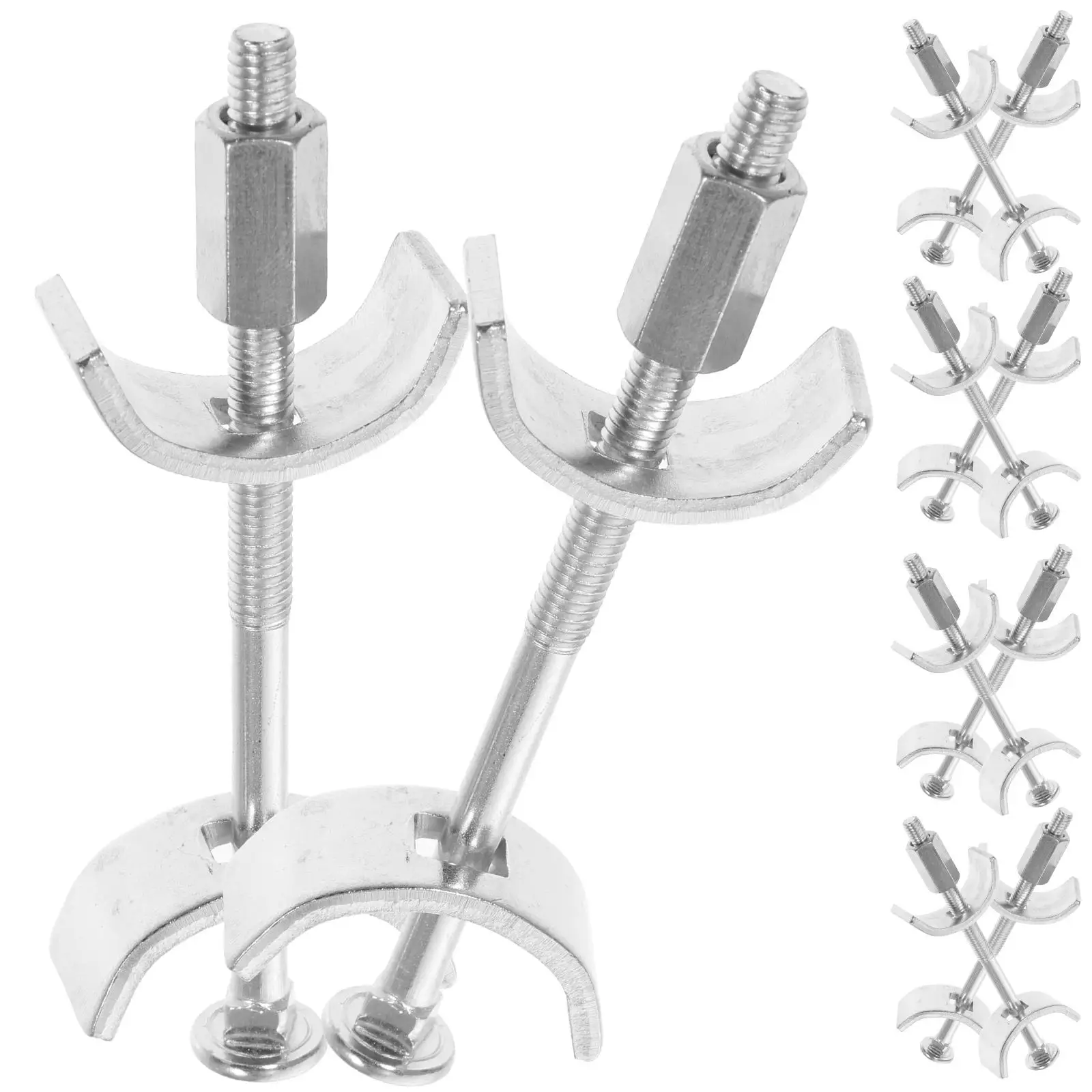 

12 Countertop Connectors 100mm Galvanized Steel Benchtop Joint Tools for Kitchen Worktops Furniture Butcher Blocks Stable Half