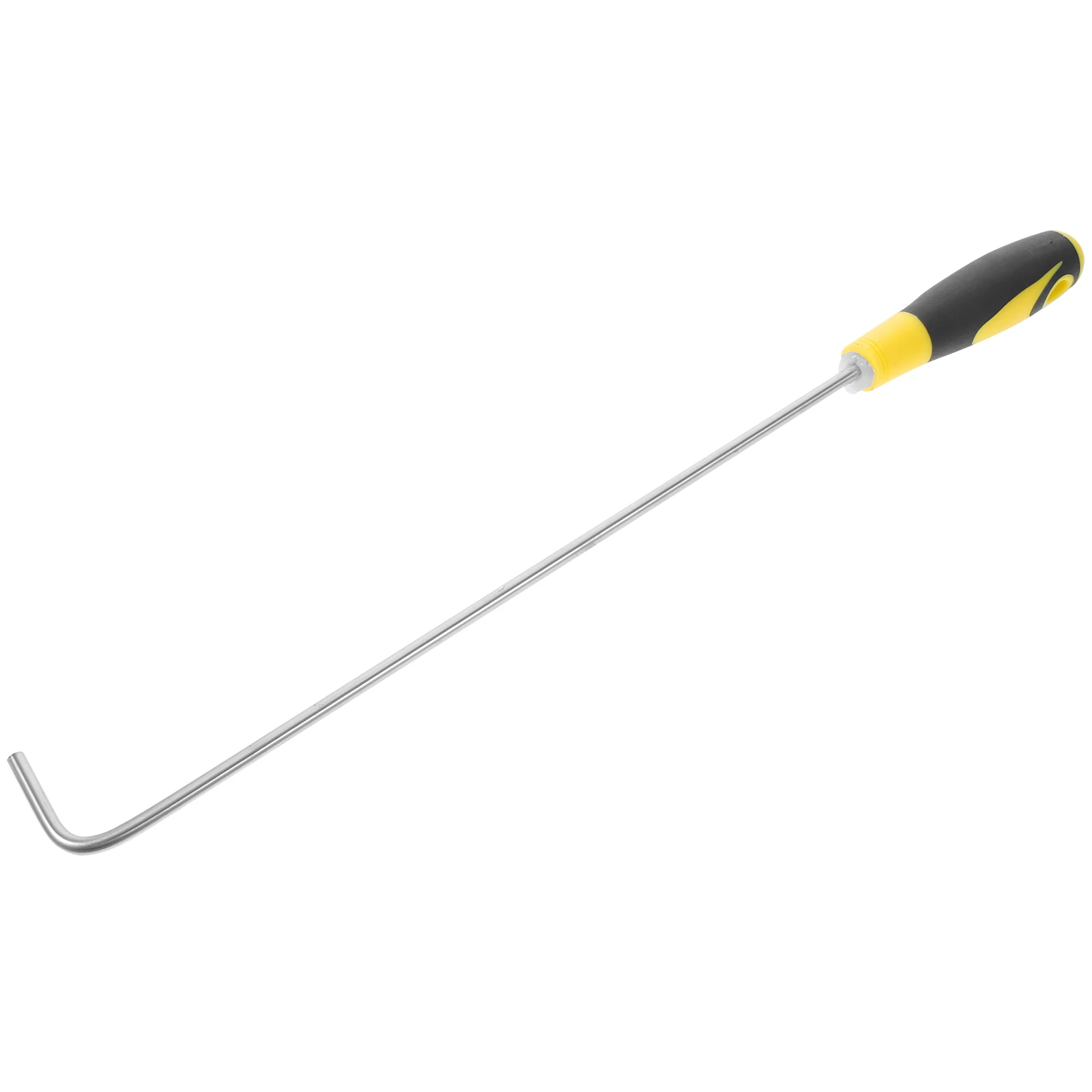 

Rubber Handle Pull Hook 10x500mm Sliding Door Manhole Cover Latch Heavy Duty Rolling Shutter Stainless Steel Practical Hook