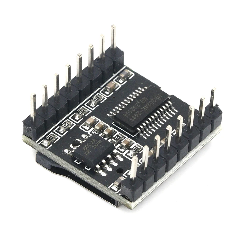 DFPlayer Modul Pemutar MP3 Mini Papan Dekode Suara MP3 Mendukung Kartu TF U-disk IO/Port Serial/AD MP3-TF-16P UNTUK Arduino