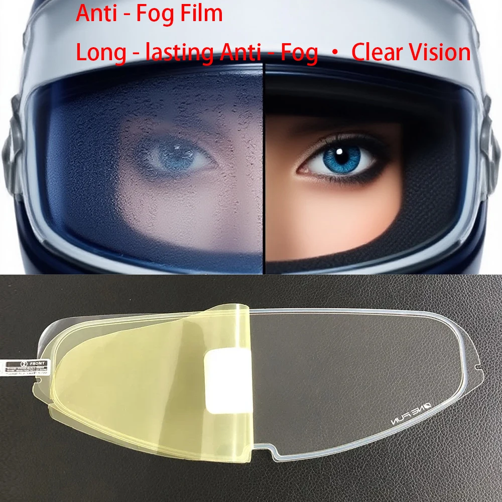 For LS2 FF313 FF802 FF352 FF351 Lens Helmets Motorcycle Helmet Film Anti Fog Film Visor Shield Fog Resistant
