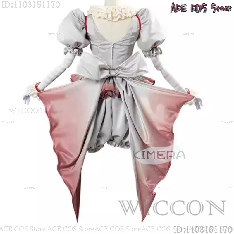 Costume de Cosplay du Film Clown détectée ywise, Ensemble Complet de Lolita d'Horreur d'Halloween pour ixde Carnaval, pour Femme