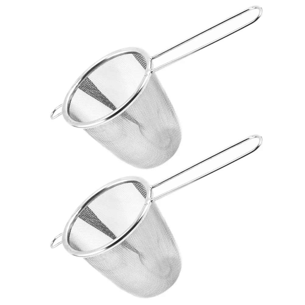 

2Pcs Tea Stainless Steel Stainless Steel Tea Strainer Strainer Infuser Accessories Larger Capacity Reusable Kitchen Bar Tools