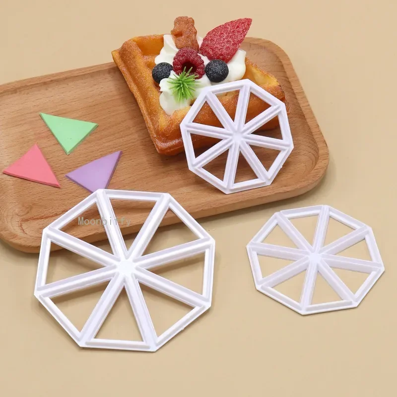 3Pcs Triangle Shape Flag Fondant Cake Mold Biscuits Baking Tools Decoration Kitchen Accessories Cookie Cutter Stamps Bakeware