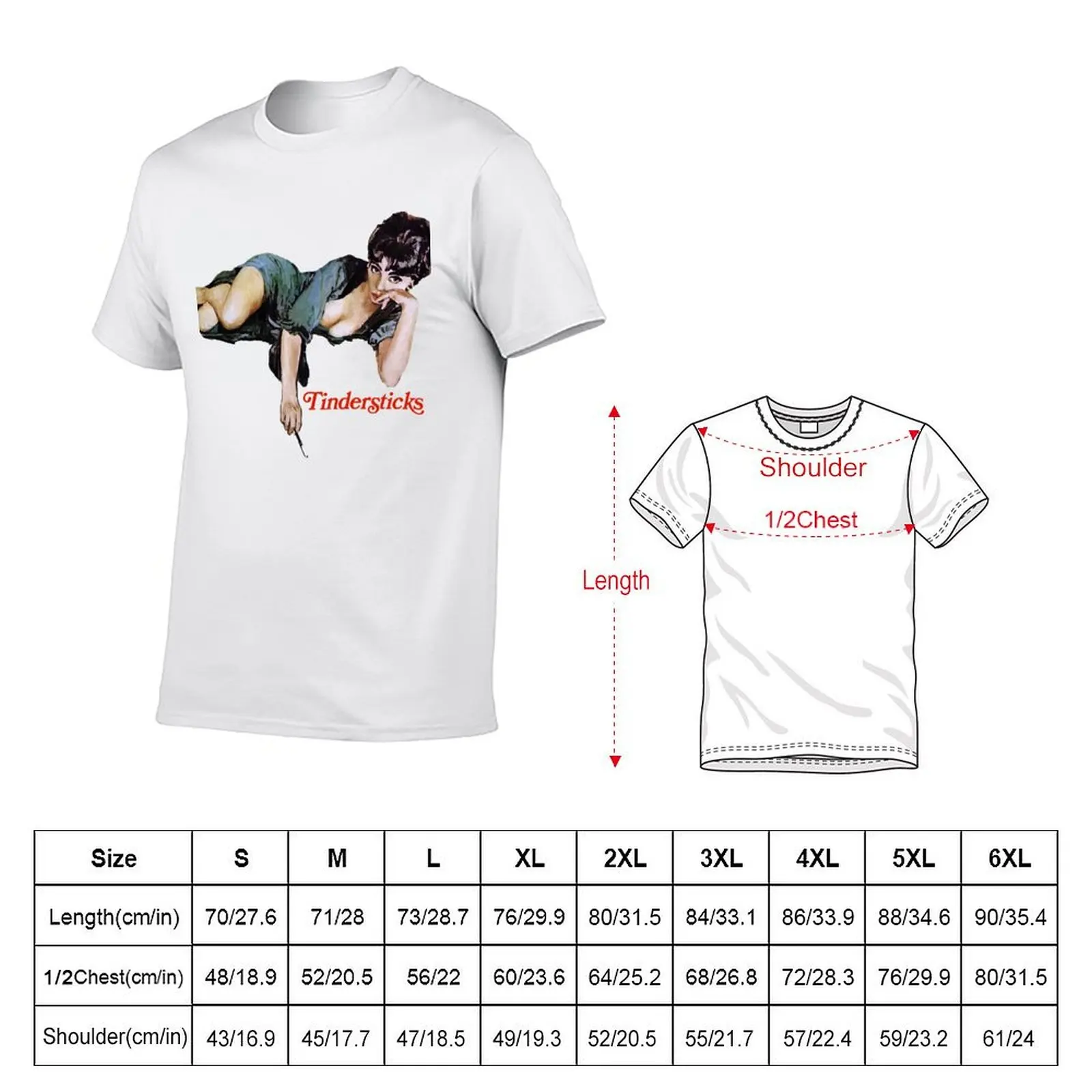 Tindersticks T-Shirt graphic shirts oversize t-shirts man customs men clothings
