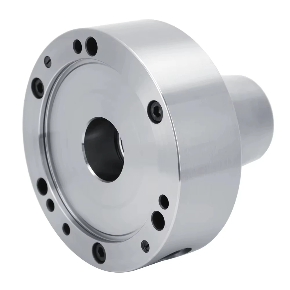 High Precision 5C Collet Chuck Fixture 3911-125-5C-00 | D6 Flange Lathe Chucking System with Drawbar & Screws for CNC Milling