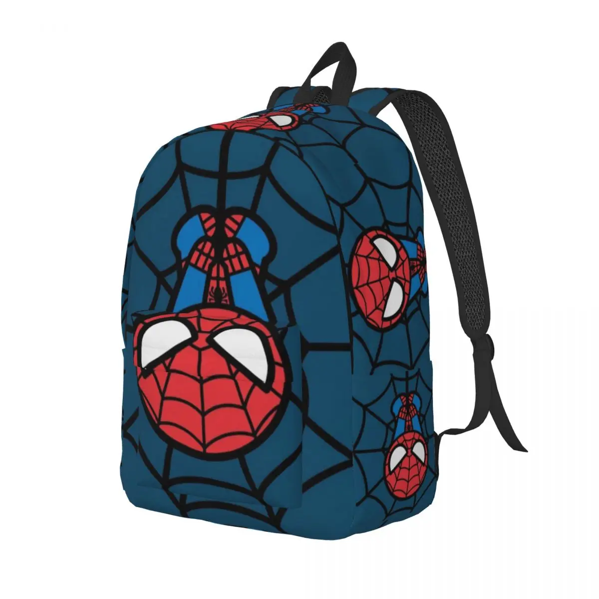 Custom Kawaii Spider Man Hanging Upside Down Laptop Backpack Men Women Fashion Bookbag for School College Students Spiderman Bag