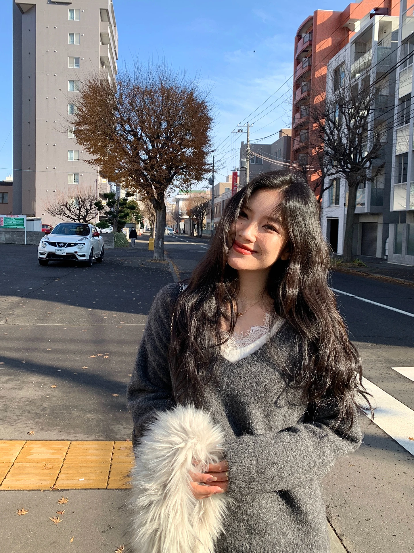 

DaqianwithU Women's Casual Sle Long Sve Knitted Sweater Large V-ne Laid-ba Loose Fit Winter Wool Blend Top