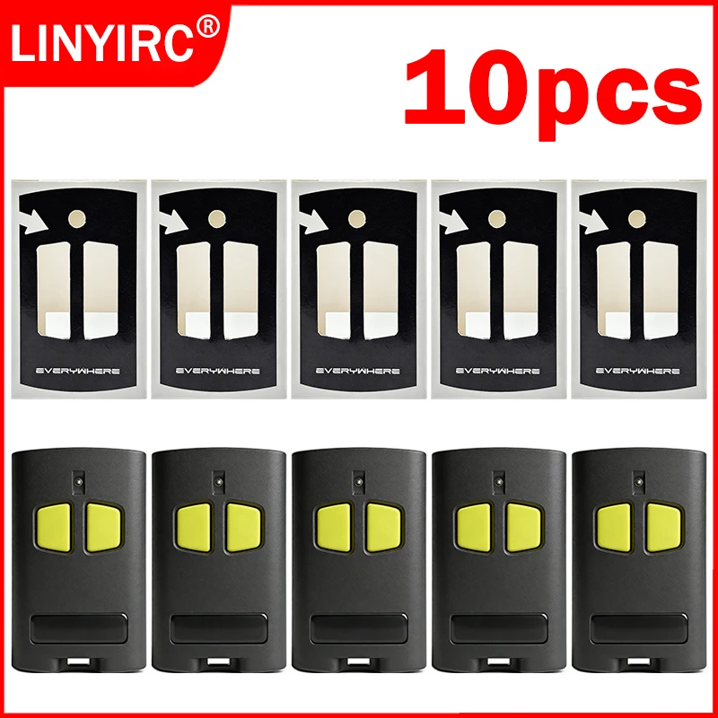 10PCS BENINCA Remote Control BENINCA TO.GO VA 2VA 4VA WV 2WV 4WV Garage Door Remote Control 433.92MHz Electric Gate Control