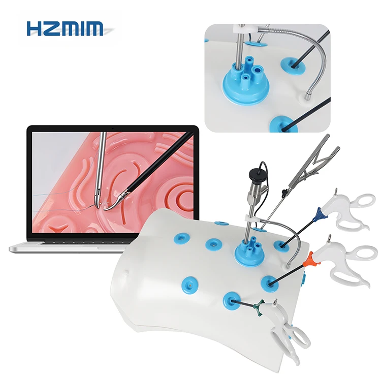 Laparoscopic Trainer Box Set Laparoscopic Emulator Laparoscopic Abdominal Single Hole Trainer Box