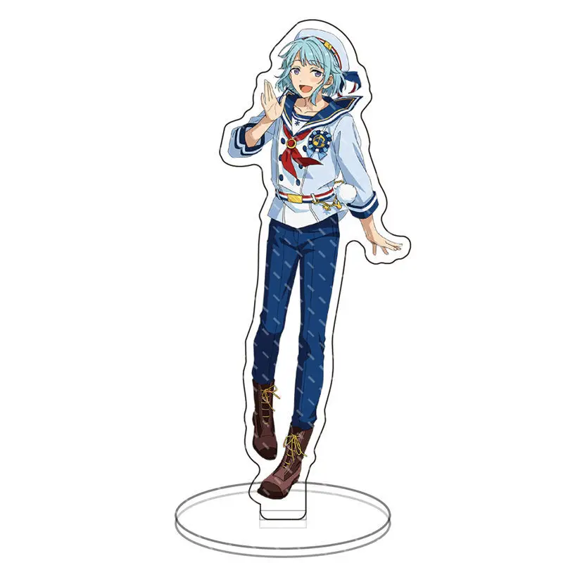 Cartoon Anime Ensemble Stars Stand Fashion Yuuki Makoto Hibiki Wataru Figure Model Plate Acrylic Desk Decor Toys Gifts