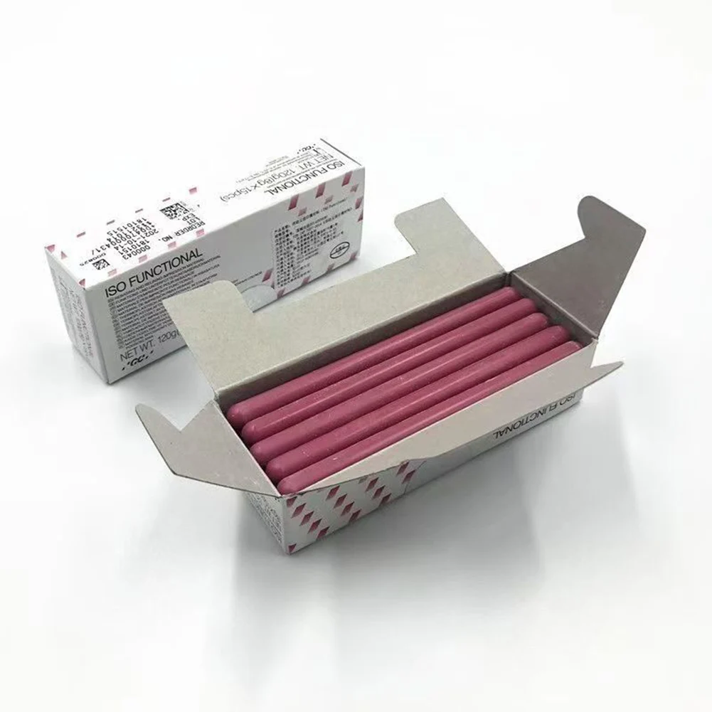 15Pcs/Box Dentistry Correction Wax Edge Compound Sticks  Fuji GC Silicone Material for Oral Cavity Nursing Repair Tools
