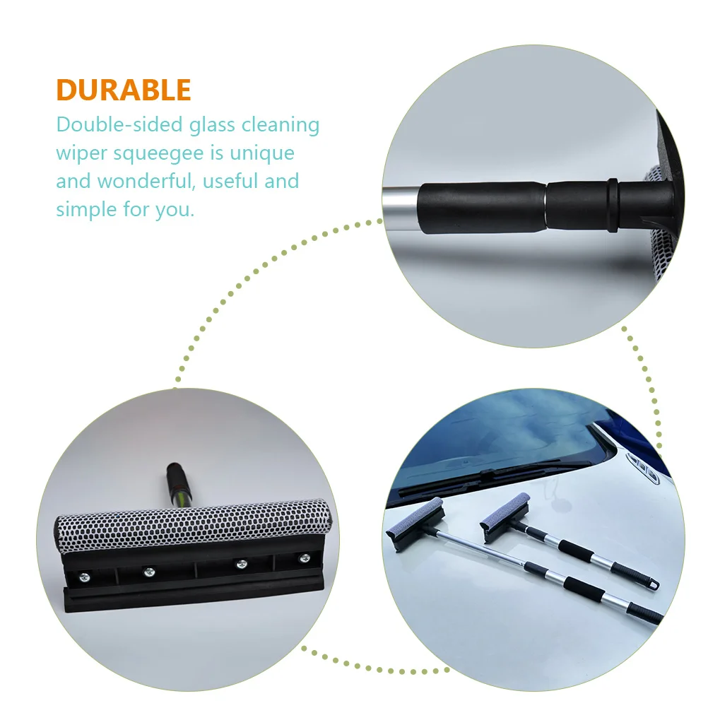 Squeegee Window Cleaner Cleaning Windshield Handle Car Shower Tool Scrubber Washer Washing Telescopic Brush Tools Wiper