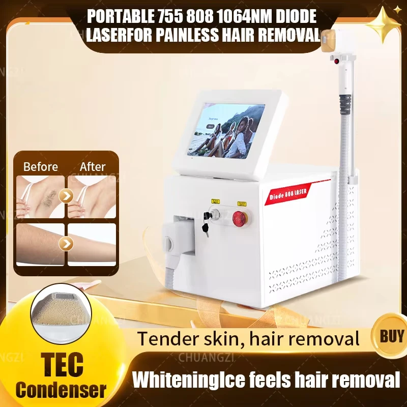 

3000W Powerful Alexandrite Soprana Ice Platinum Laser Epilator Professional Diode Laser Machine Permanent Hair Remover for Woman