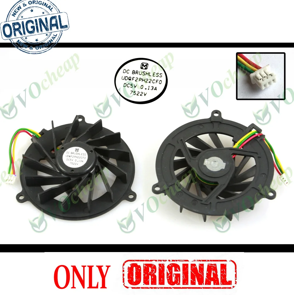 New Notebook Laptop cooling fan Cooler For SONY VGN FE FS VGN-FE VGN-FE600 VGN-FE800 VGN-FS - UDQF2PH22CFO UDQF2PH22CF0