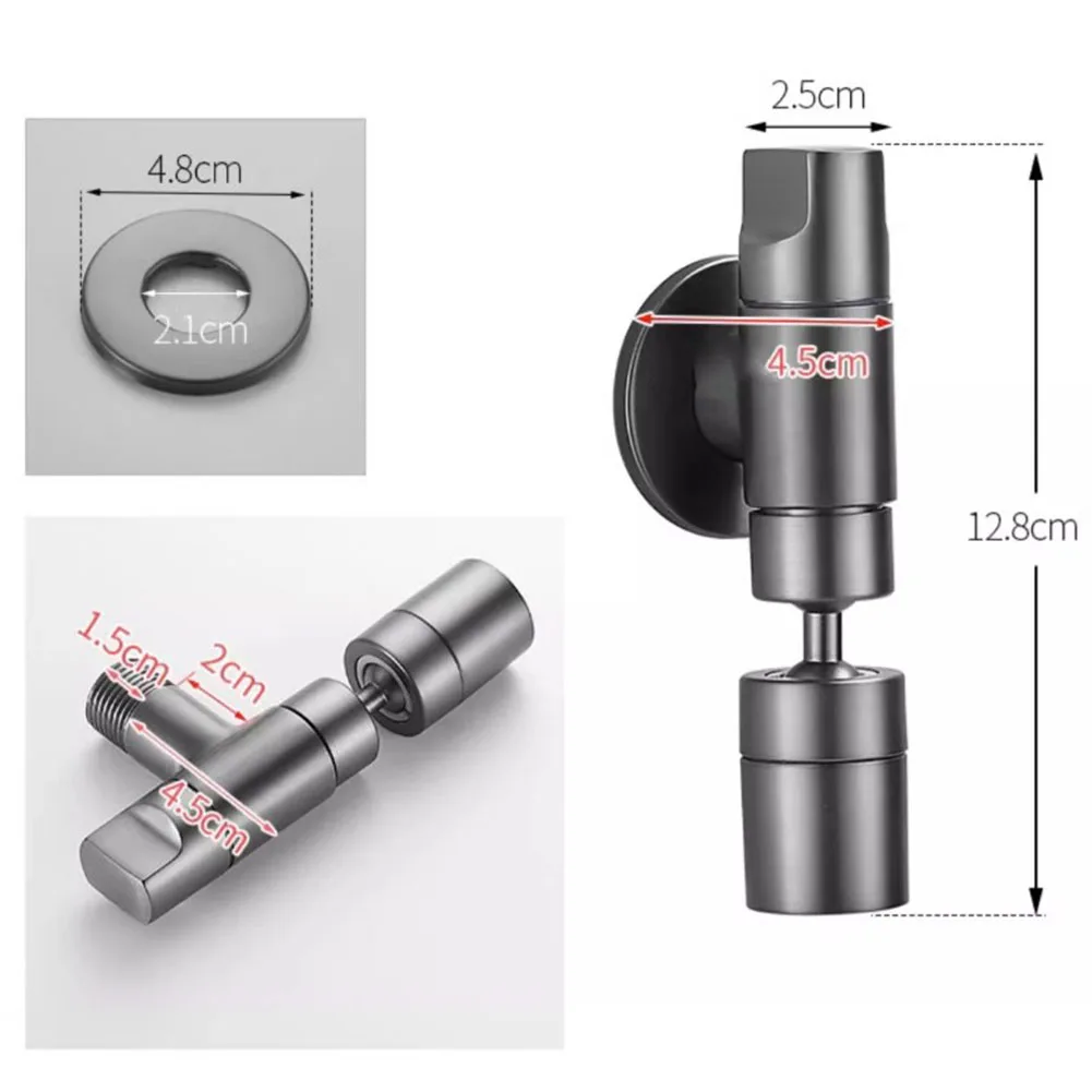 

Легко очищает ваш балкон или ванную комнату за помощью этого компактного настенного латунного смесителя для бассейна с двойным режимом потока