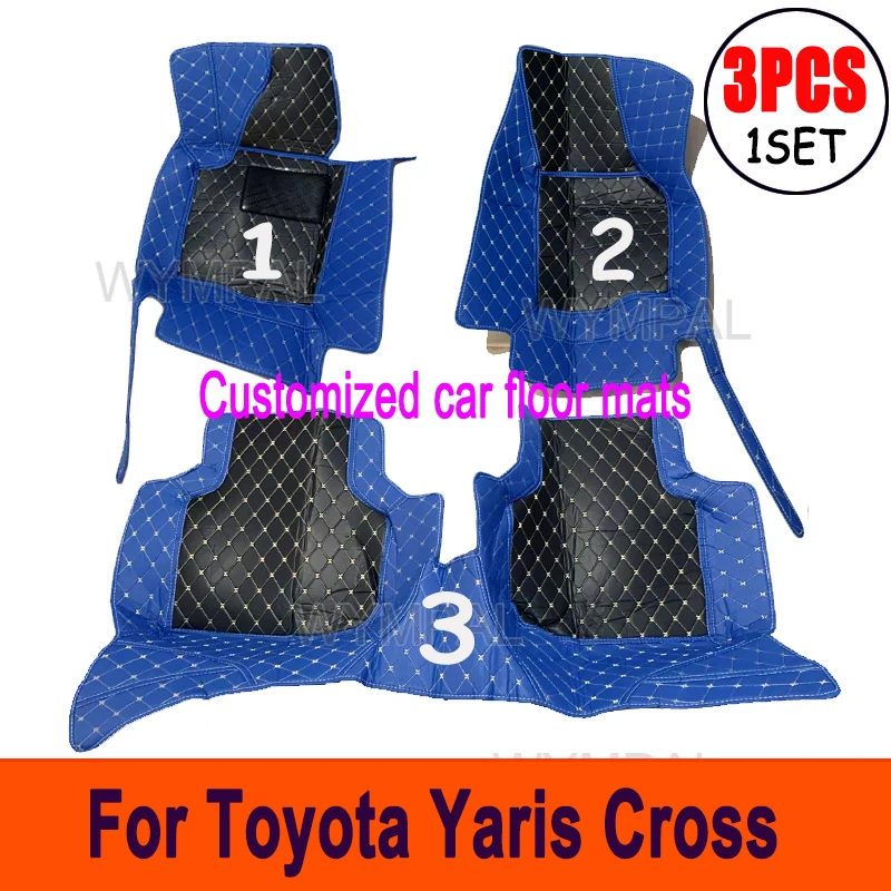 

Non-hybrid Vehicle Car Floor Mats For Toyota Yaris Cross Yarisu Kurosu XP210 2021 2022 2023 Waterproof Pads Car Accessories 2012