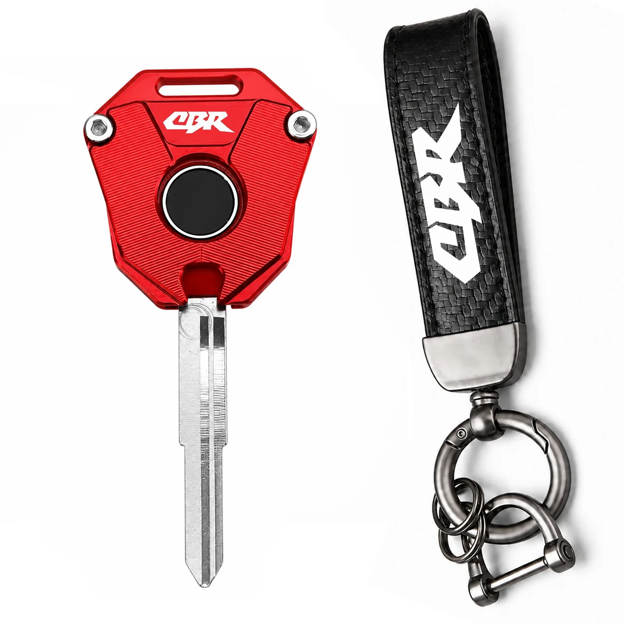 New Motorcycle Key Cover Case Shell Keyring For Honda CBR 125 150 250 300 400 500 600 650 900 929 954 1000 1100 R RR 1986-2025 view 5