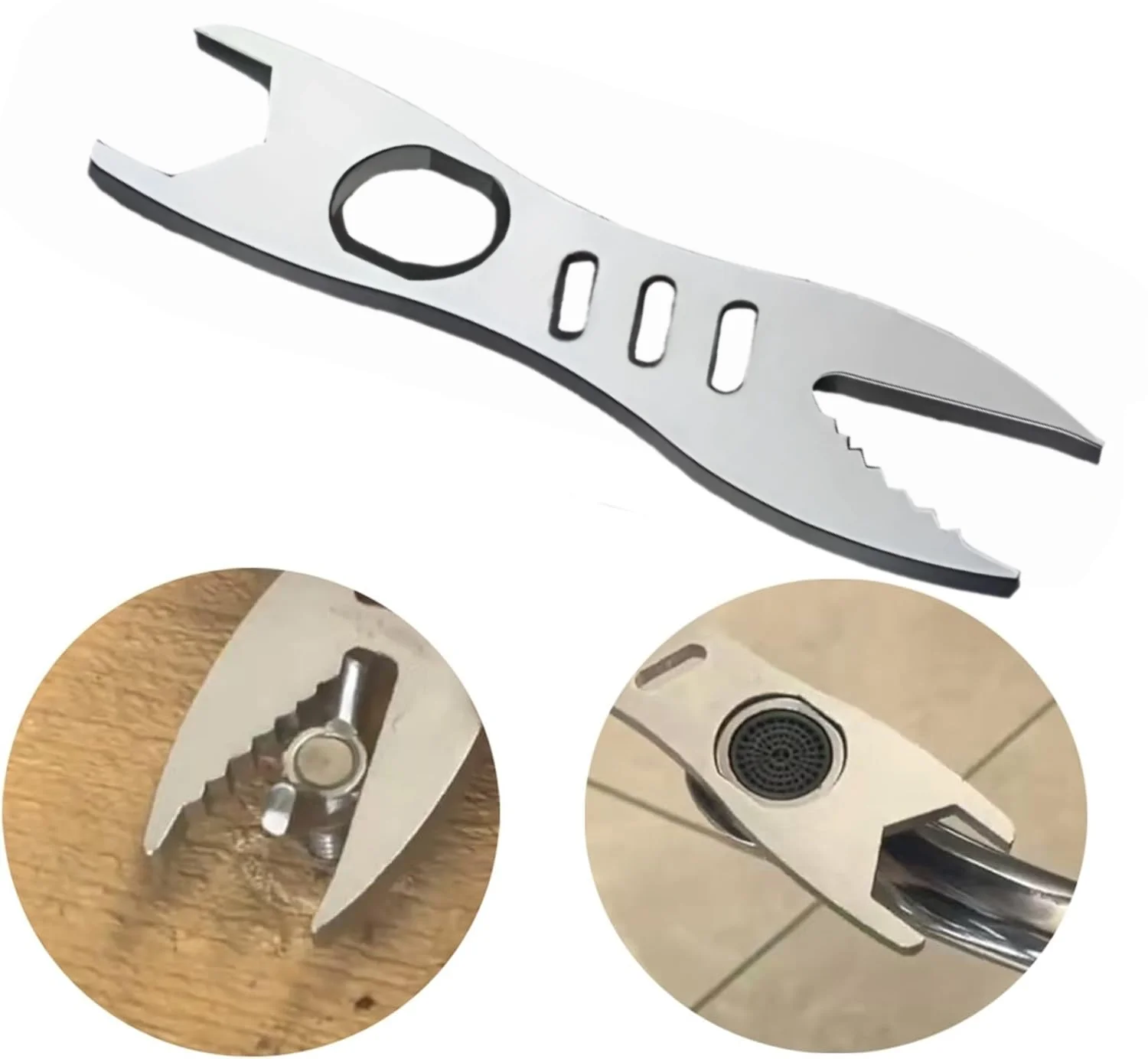 

Multifunctional Double End Open End Wrench, For All Sizes Of Screws Multi-purpose DIY Hand Tool Torque Wrench Hardware Tools
