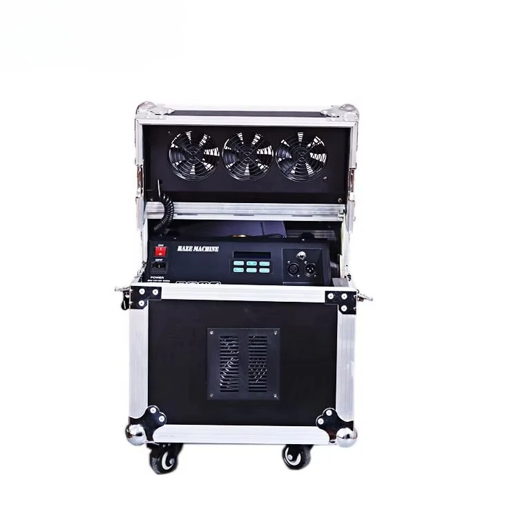 

High Quality Stage Equipment Dual Haze Machine DMX+remote+LCD 600w Double Mist Oil Stage Lighting