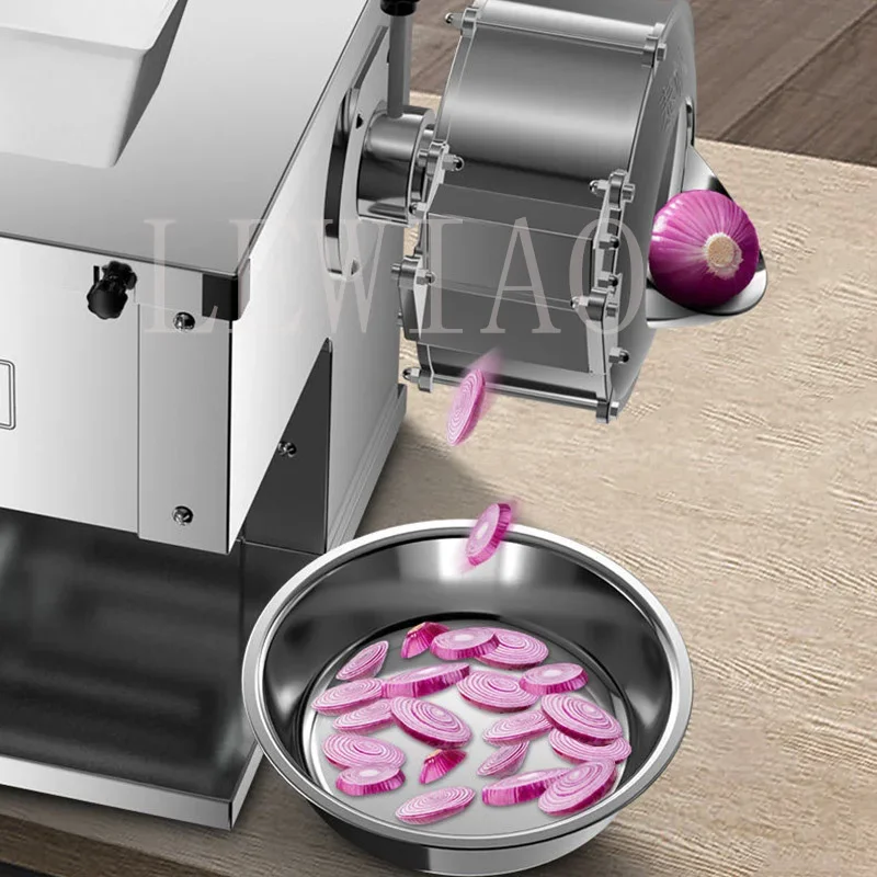 Buruimu Fatiador de carne comercial de mesa compacto de aço inoxidável Máquina de corte de carne Faca removível