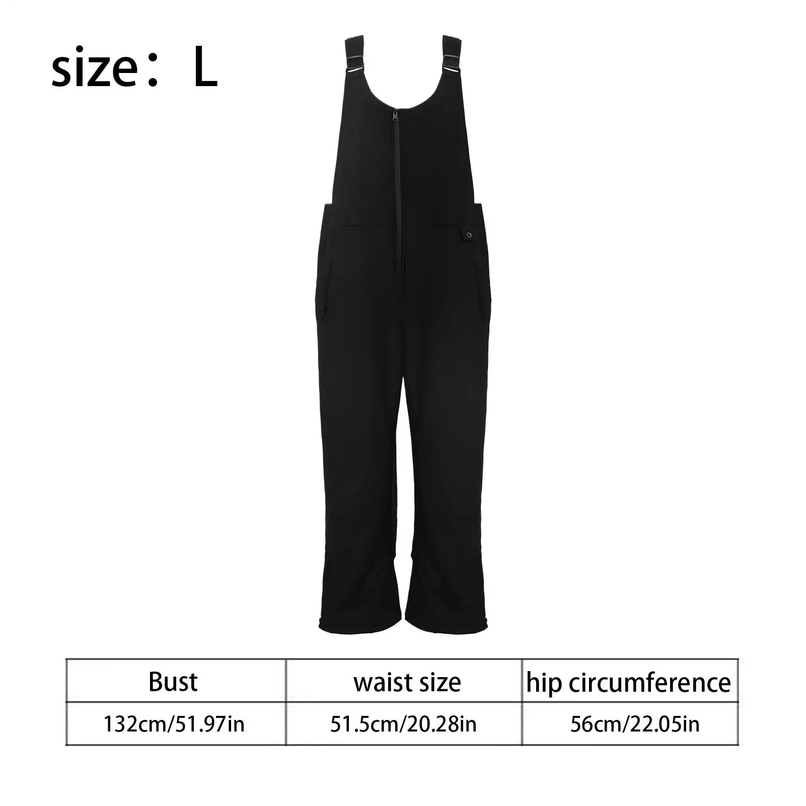 Tuta da sci da donna con tracolla regolabile, tracolla regolabile, bavaglini isolati da donna per lo sci della fidanzata madre