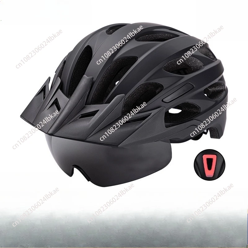 

Магнитная линза с лампой для велосипедного шлема, специальный дорожный велосипедный шлем, встроенное литье