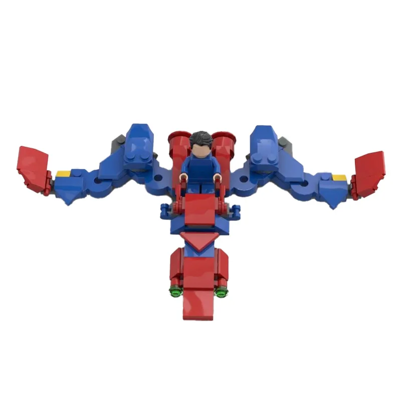 

92 шт. MOC креативные строительные блоки, синий биплан, модель самолета, детский образовательный набор игрушек для сборки для мальчиков, рождественские подарки