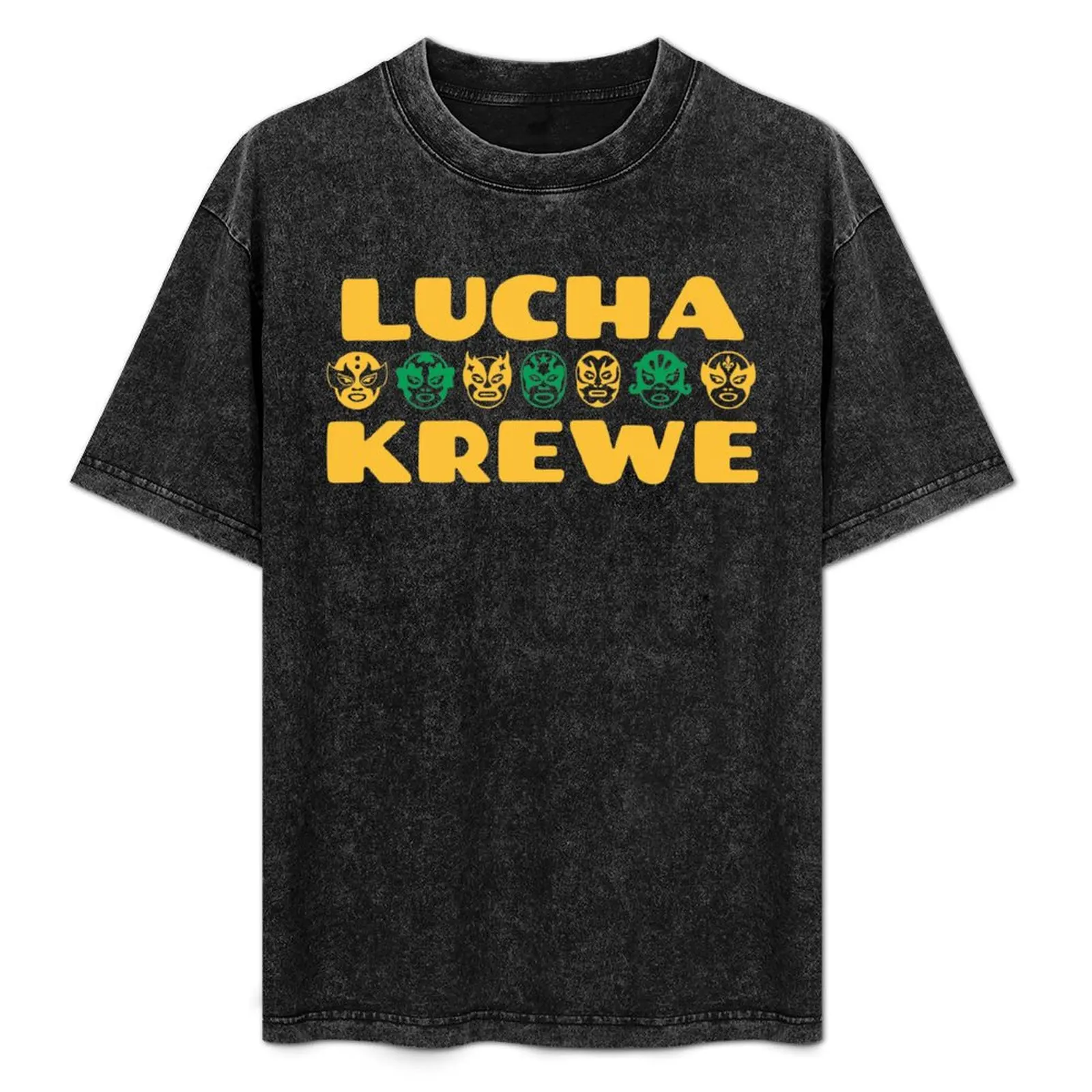 

Lucha Krewe by Hannah Huppi T-Shirt Halloween Casual T-Shirt