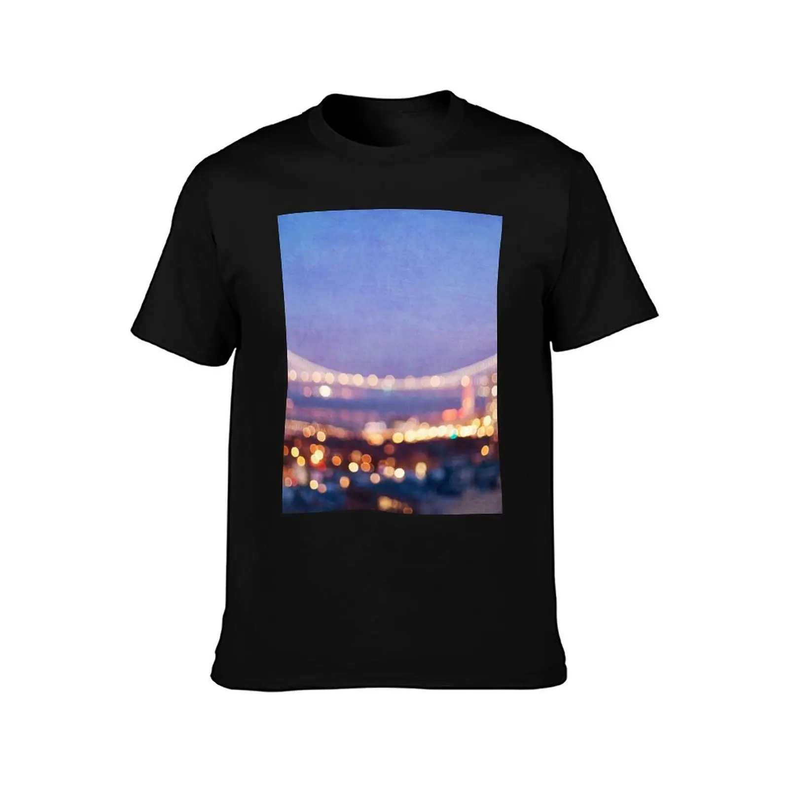 Bay Bridge Glow - San Francisco T-Shirt Plus Size Street Style Tee T-Shirt