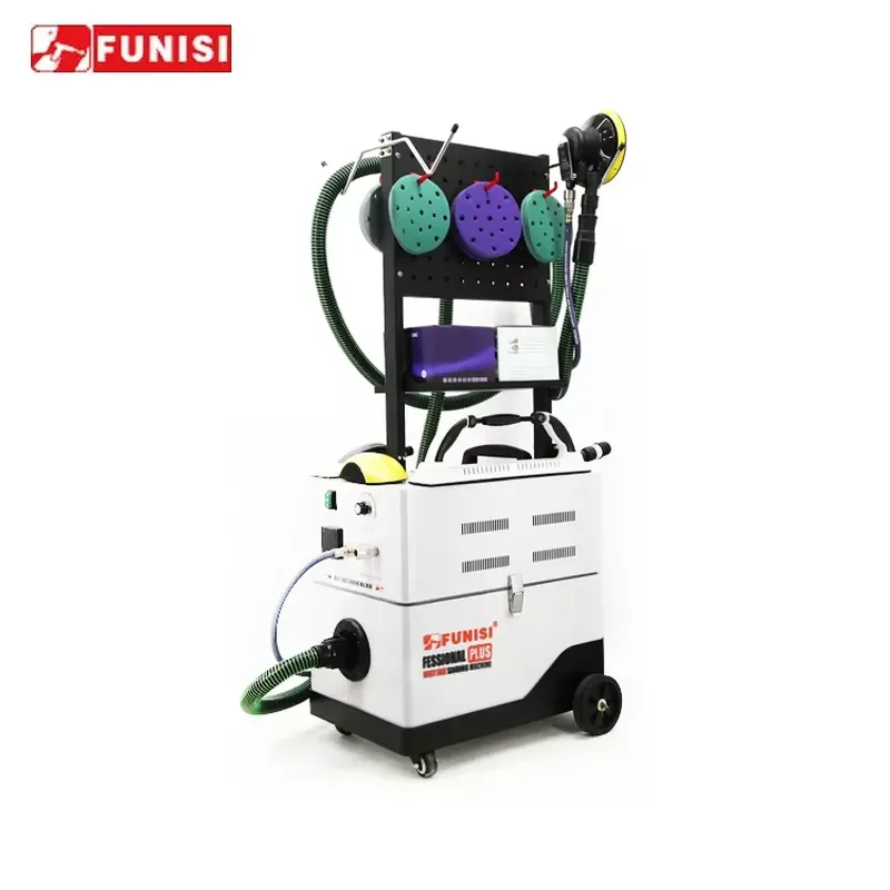 Automatic Sanding Vacuum Cleaner Air Sander Machine For Body Shop Polishing Dust Collection High Efficiency
