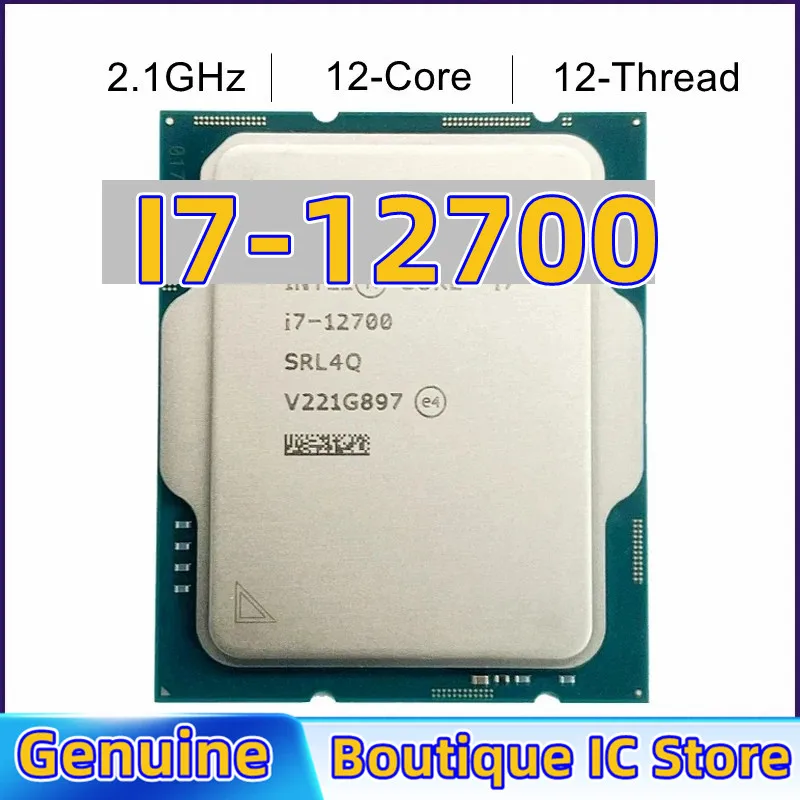 

Процессор Core i7 12700 2,1 ГГц LGA 1700, 12 ядер