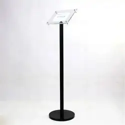 A3 Floor Poster Pedestal Sign Display Holder Floor Stand With Clear Acrylic Poster Frames Floor Signage Display Rack Sign Stand