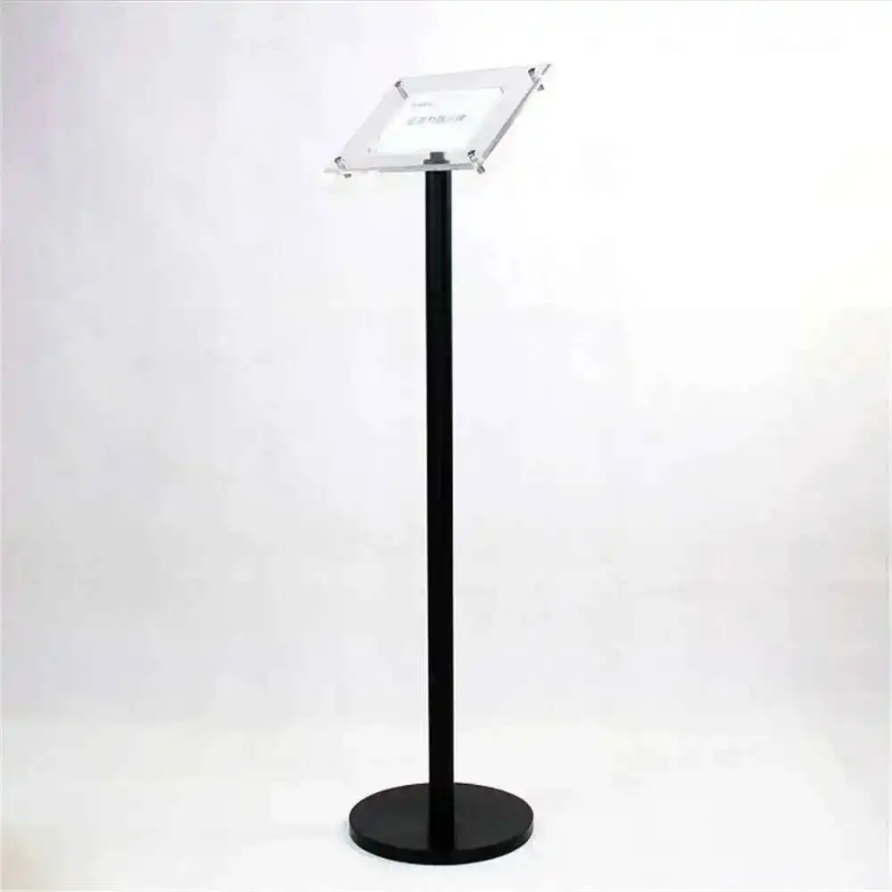 A3 Floor Poster Pedestal Sign Display Holder Floor Stand With Clear Acrylic Poster Frames Floor Signage Display Rack Sign Stand