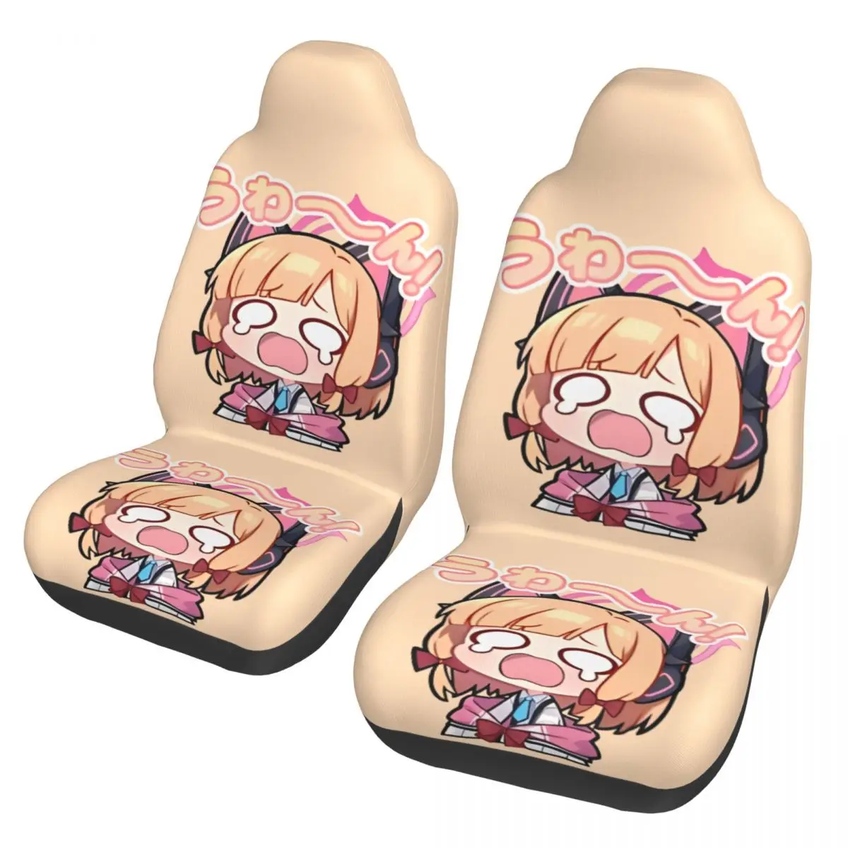 Chibi Momoi Archives Universal Car Seat Cover Protector Interior Accessories For SUV Anime Seat Covers Polyester Hunting