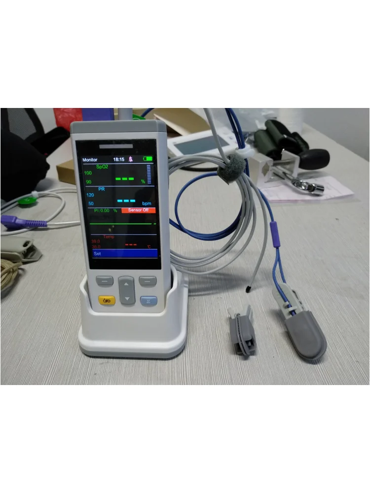 Vet Veterinary monitor spo2 Oximeter มือถือ mini แบบพกพาอุปกรณ์สัตวแพทย์ Cat Dog Pulse Oximeter