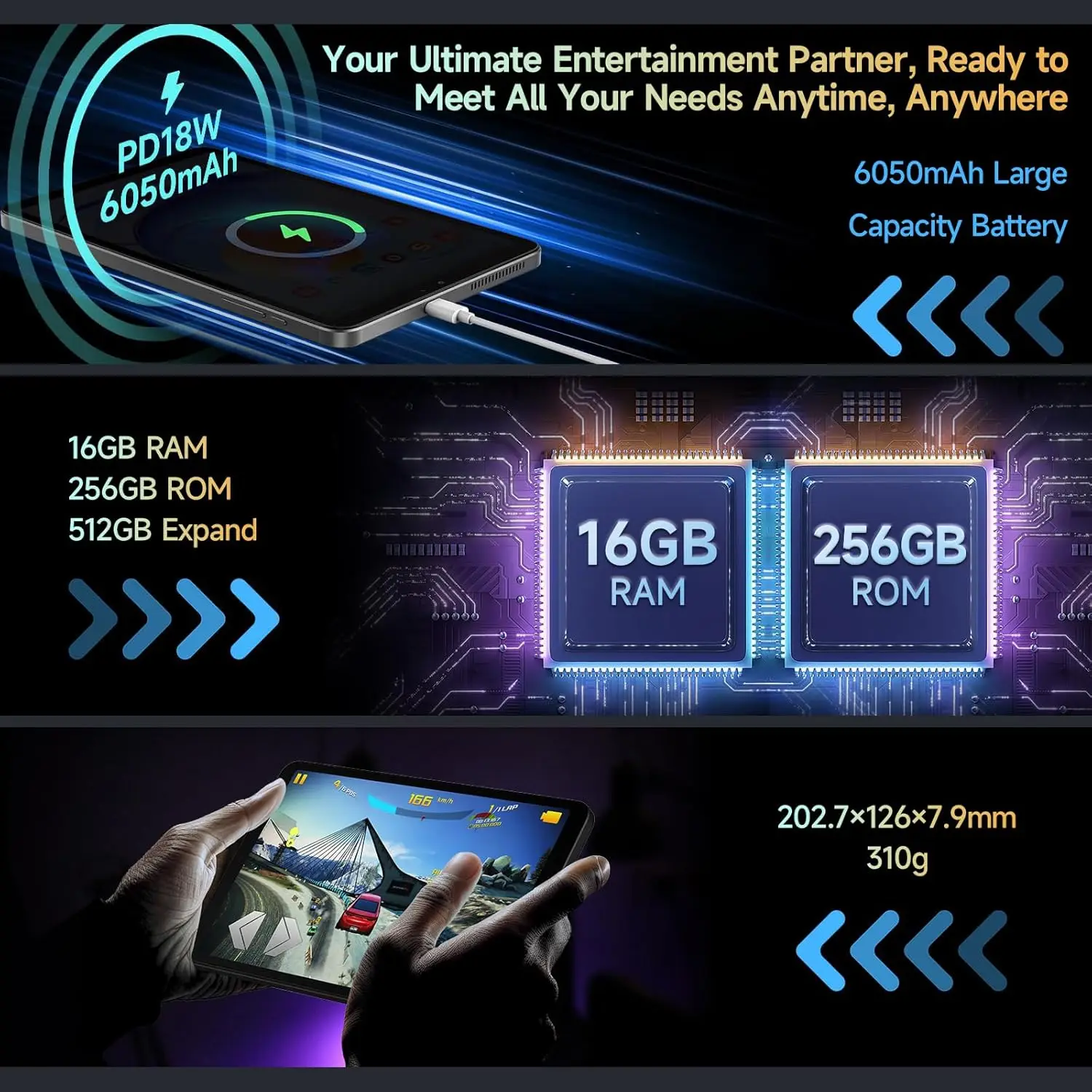 ALLDOCUBE iPlay 60 Mini Pro - Tableta de 8.4 pulgadas, Android 14, Helio G99, 8+8GB RAM 256GB ROM, Ampliable hasta 512GB, Widevine L1, Pantalla FHD 1920x1200, Batería 6050mAh, Cámaras 5MP + 13MP, 4G LTE, Bluetooth 5.2