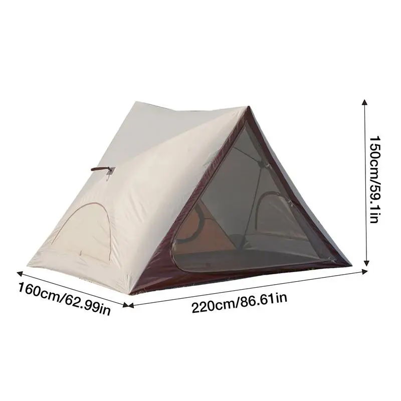 Outdoor Camping Tent Portable Sunproof Auto-Open Shelter Triangular Tents Foldable Outdoor Tent Easy Setup For Backpacking images - 6