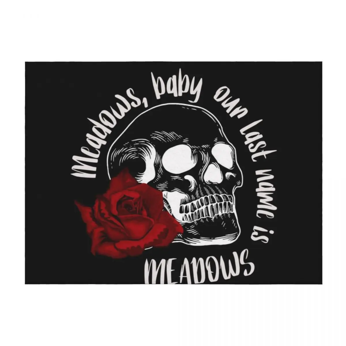 

Haunting Adeline - Meadows, baby. Our last name is Meadows. Throw Blanket Plaid Plush Bed Fashionable Flannels Blankets