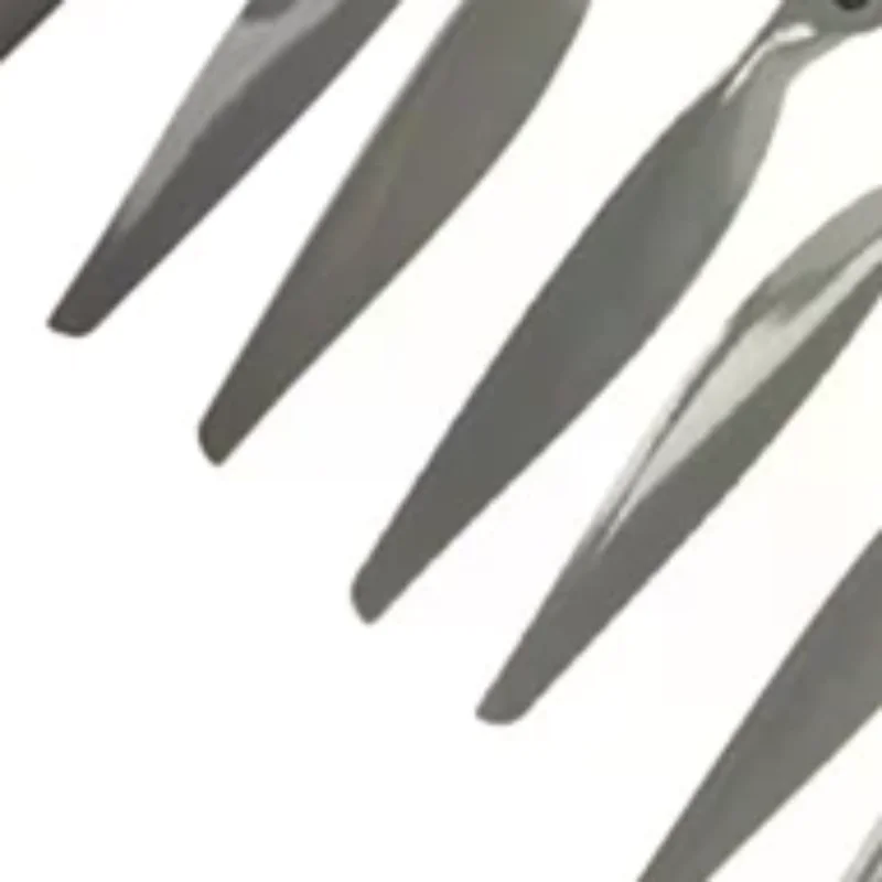 CW CCW RC Propellers7x5 8x6 9x6 10x7Inch Gray 2-Vane Direct Drive Nylon Propeller With Adapter Rings For RC Airplan Drone Glider
