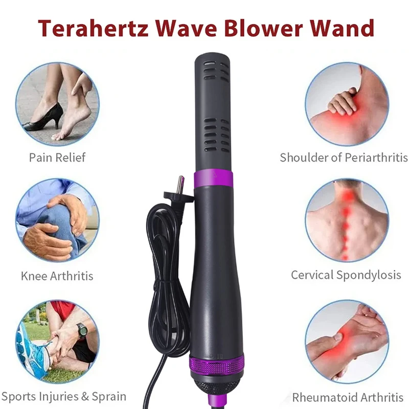 8.0 Terahertz Wave Light Magnetic Healthy Device Cell Health Physiotherapy Stick Electric Heating Therapy Massage Blowers