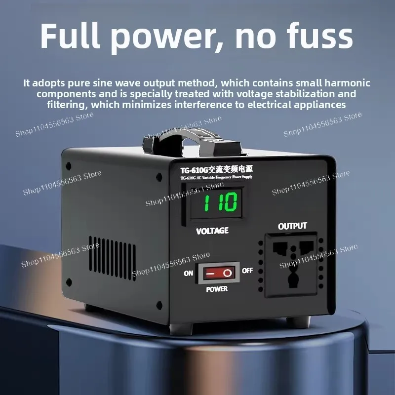 AC 220V50Hz To 110V60Hz Frequency Transformer Korea 220V Japan 100V USA 120V 60Hz view 2