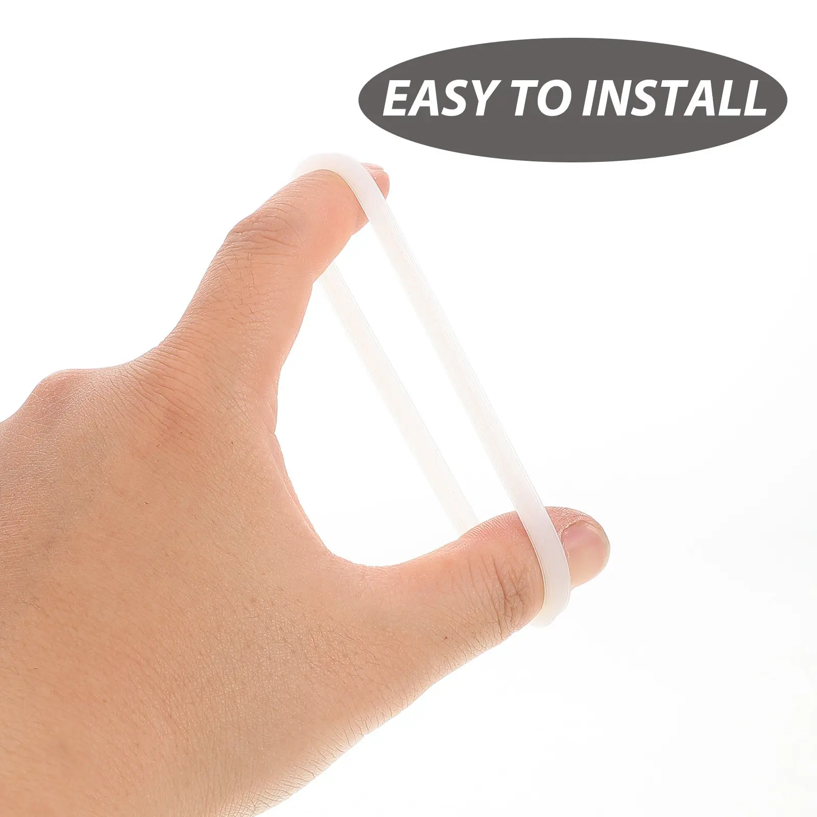 5Pcs Silicone Round Seal Ring Set Fits 40Oz Water Flasks Gasket Replacement Easy Install Leakproof Sealing Ring for Insulated