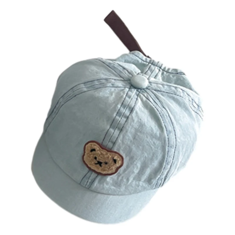 Baby Sonnenhut Baby Schirmmütze Nette Cartoon Bär Baseball Infant Ente Zunge Kappe Gebogene Krempe geschenk Drop