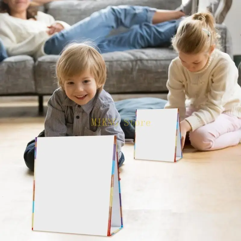 سبورة بيضاء قابلة للطي، سبورة بيضاء مغناطيسية، لوحة تذكير على الوجهين، لوحة بيضاء للمسح الجاف، أفضل المبيعات