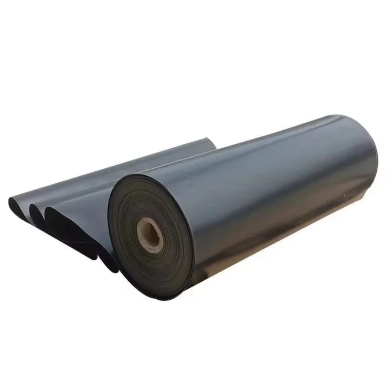 HDPE Waterproof Geomembrane Roll Custom Made for Fish Farm Pond Canal Reservoir Landfill and Biogas Projects Worldwide